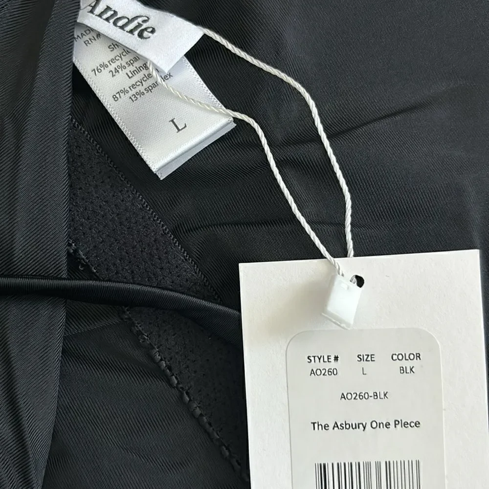 Andie Swim The Asbury One Piece Swimsuit NWT